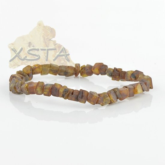 Raw Baltic amber bracelet